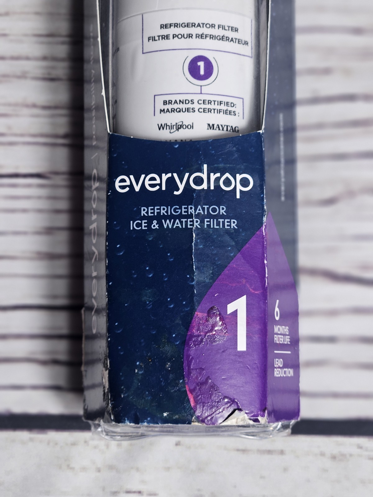 EveryDrop 1 ΕDR1RXD1 Refrigerator Ice and Water Filter A6 New