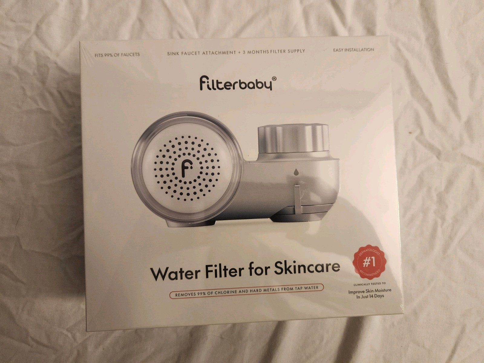 Filterbaby – Skincare Water Filter (Silver) New/Sealed