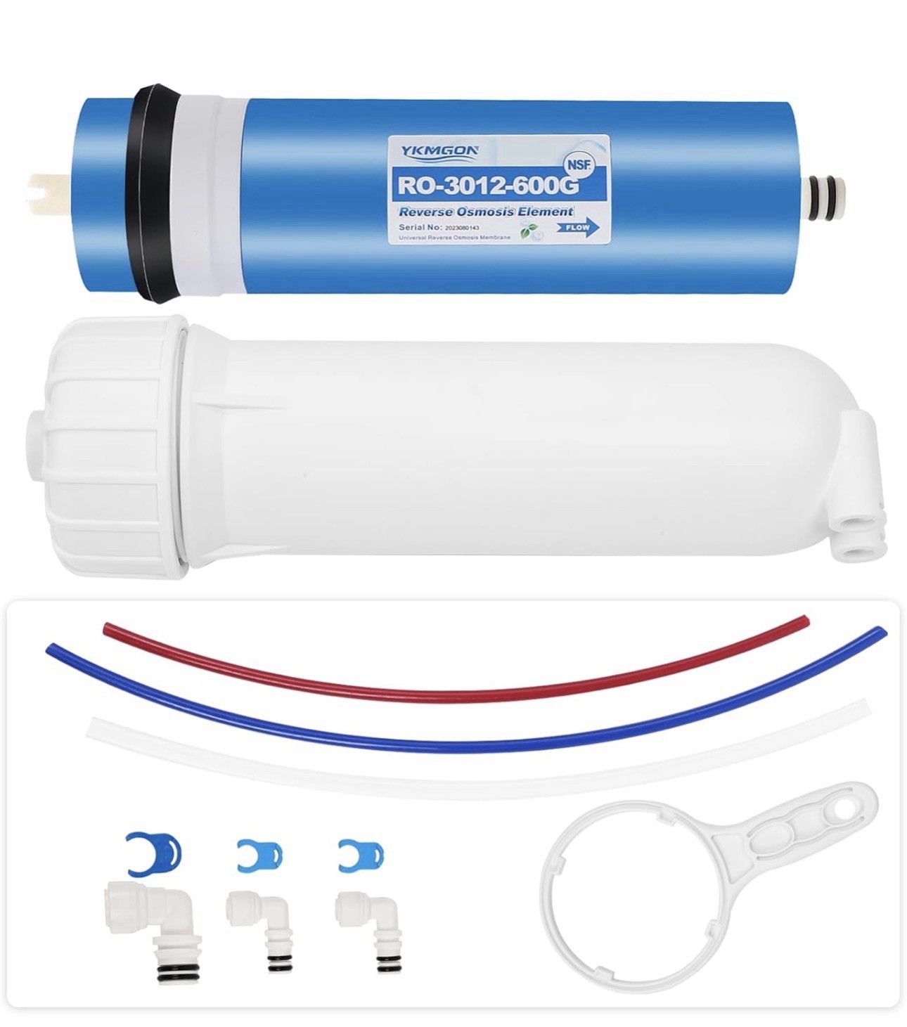 600 GPD RO Reverse Osmosis Membrane Housing Set Kit Water Filtration Maple Syrup