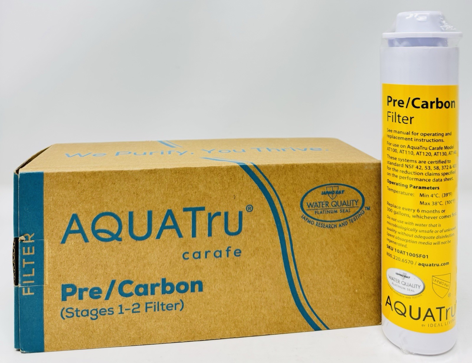 AquaTru Carafe Stages 1-2 Pre/Carbon Filter – Sealed In Box