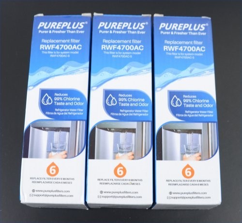 PurePlus Replacement Filter RWF4700AC with Reset Tool, 3 Pack