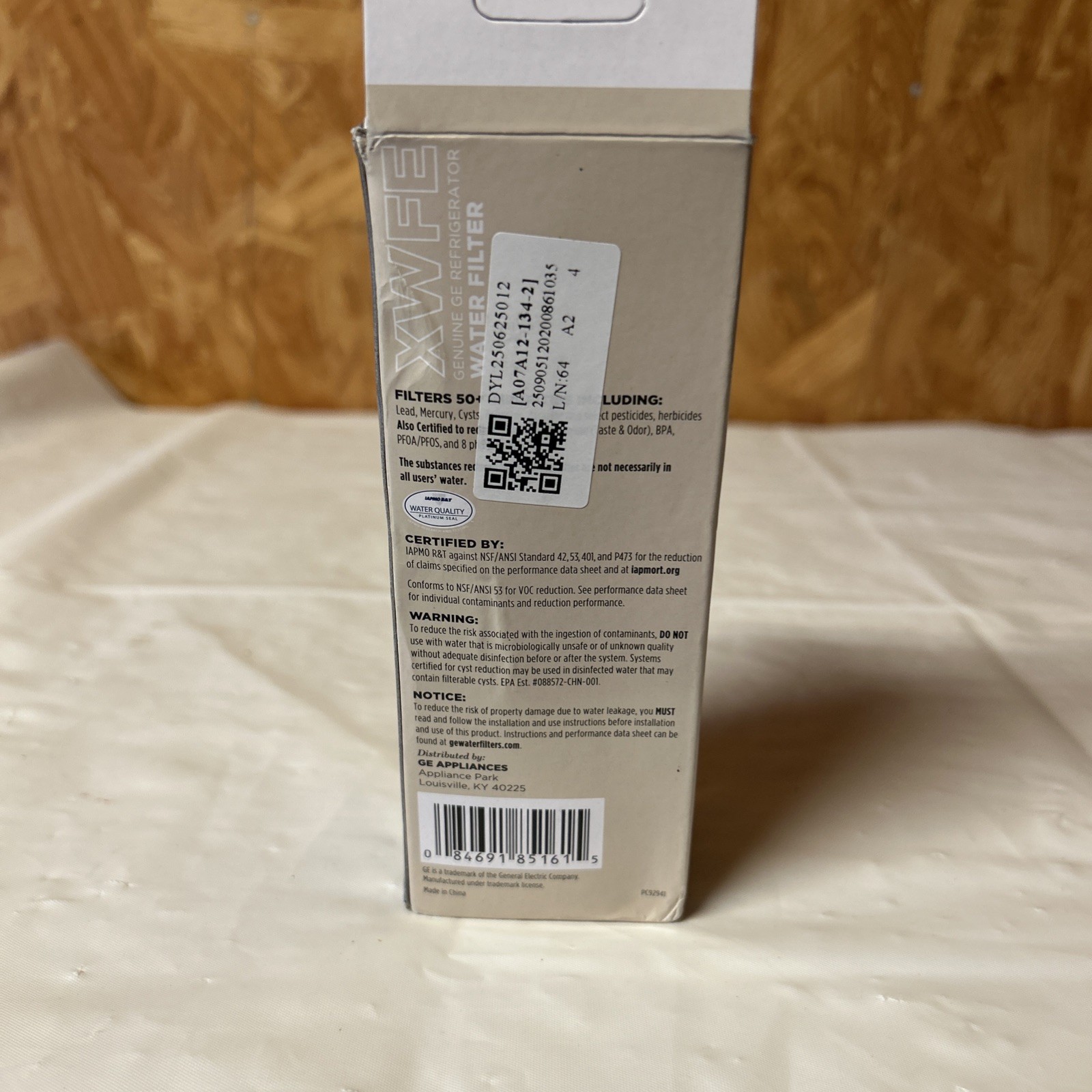 Genuine OEM GE XWFE Refrigerator Water Filter AH