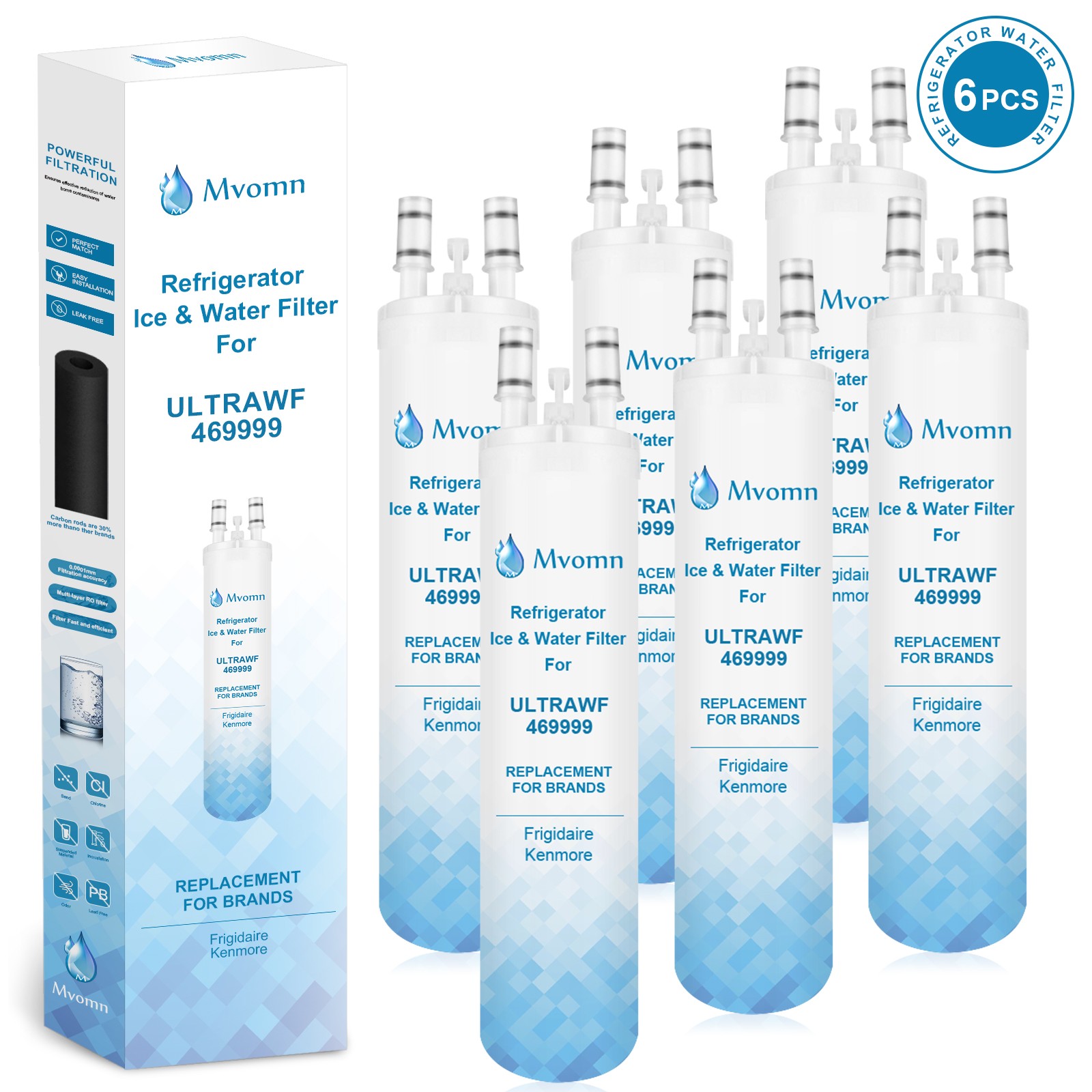 6PackS For ULTRAWF Frigidaire Ultra PureSource Refrigerator Water Filter NEW