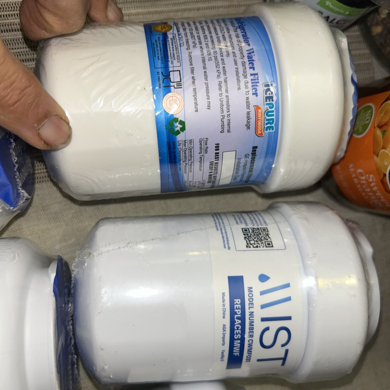 ICEPURE Replacement For GE MWF SmartWater MWFP GWF Fridge Water Filter