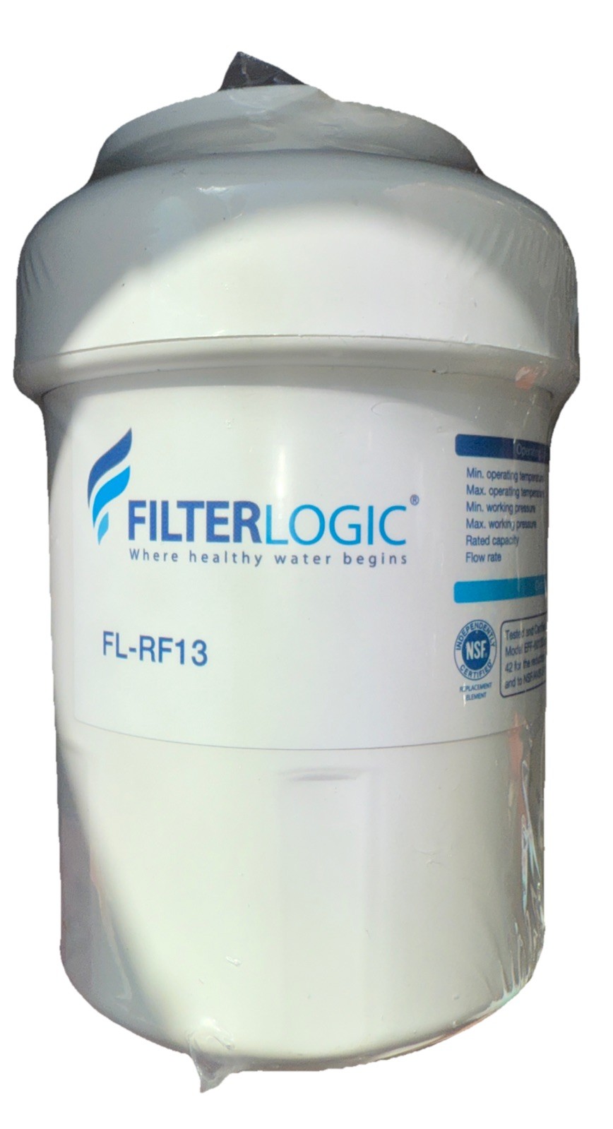 Filter Logic FL-RF13 Replacement Filter – Compatible with GE MWF – NEW & Sealed
