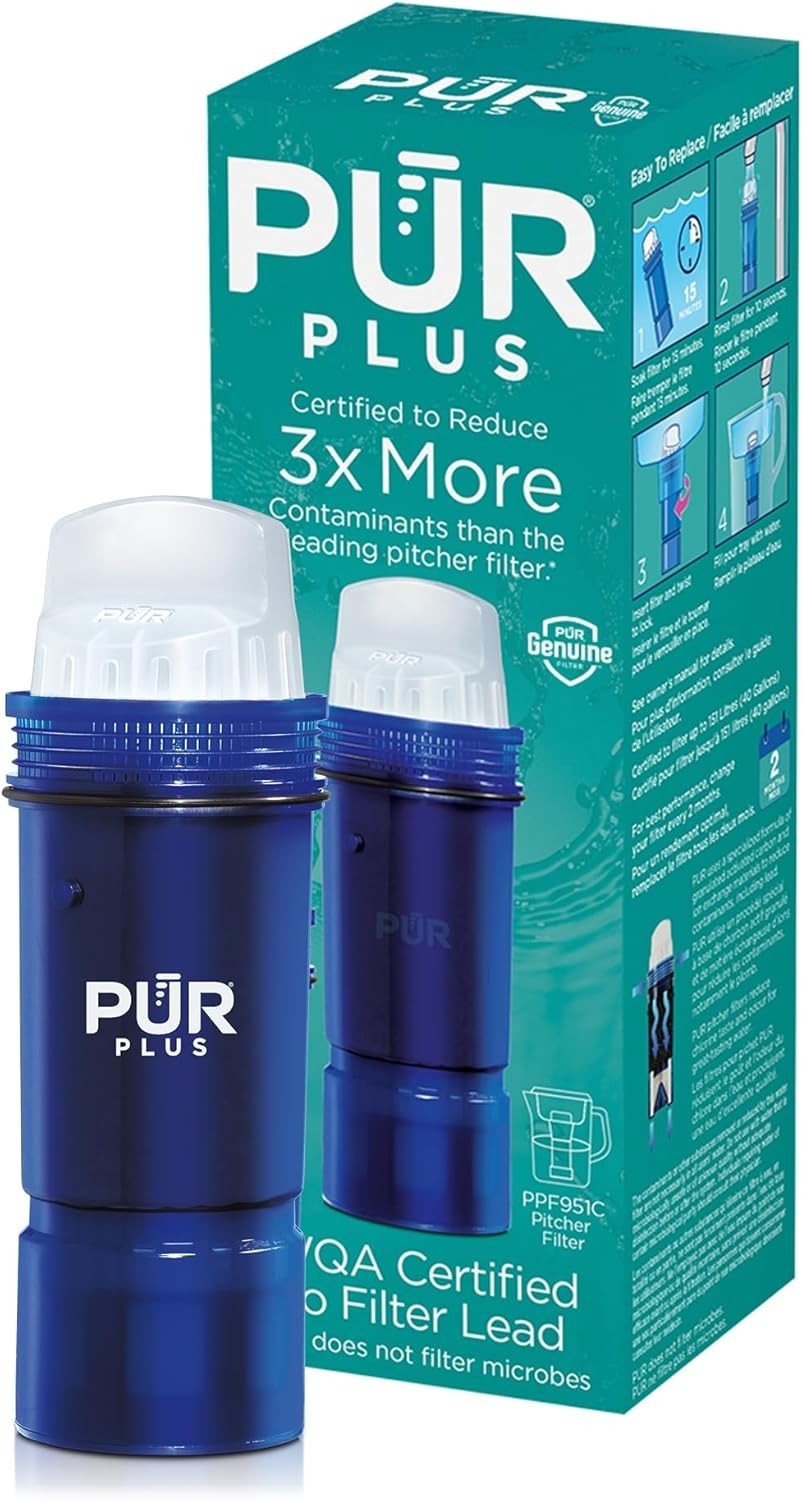 PUR Plus Water Filter Replacement for Pitchers & Dispensers, 1 Count