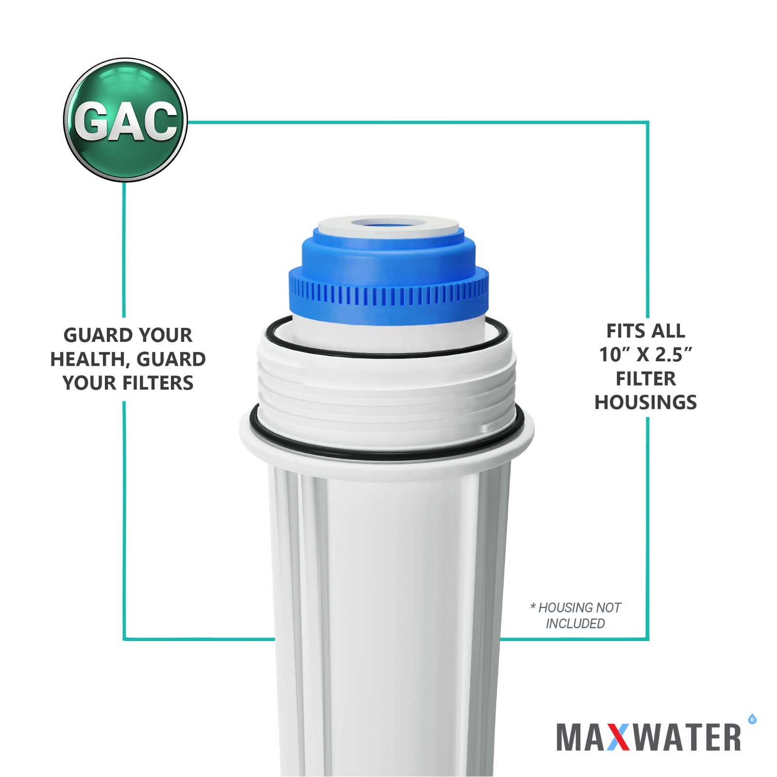 25 Pcs GAC Granular Activated Coconut Shell Carbon Reverse Osmosis Water Filter