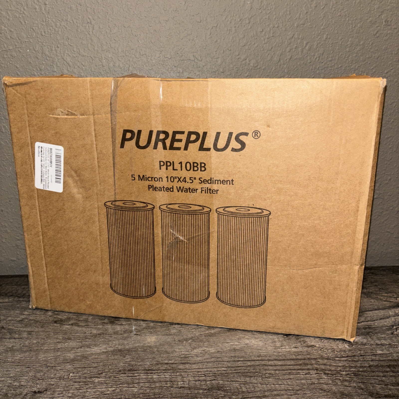 Pureplus PPL10BB Heavy Duty Sediment Pleated Water Filter 5 Micron 10″ x 4.5″