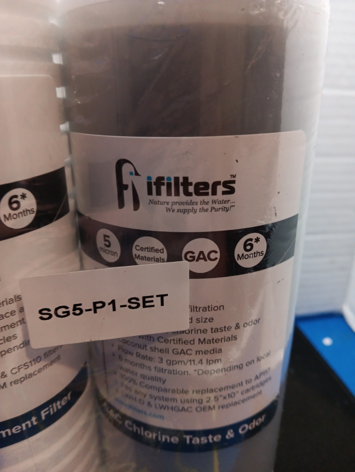 iFilters LWH-D Replacement Filter Set – Whole House 2 Stage Sediment – Rust