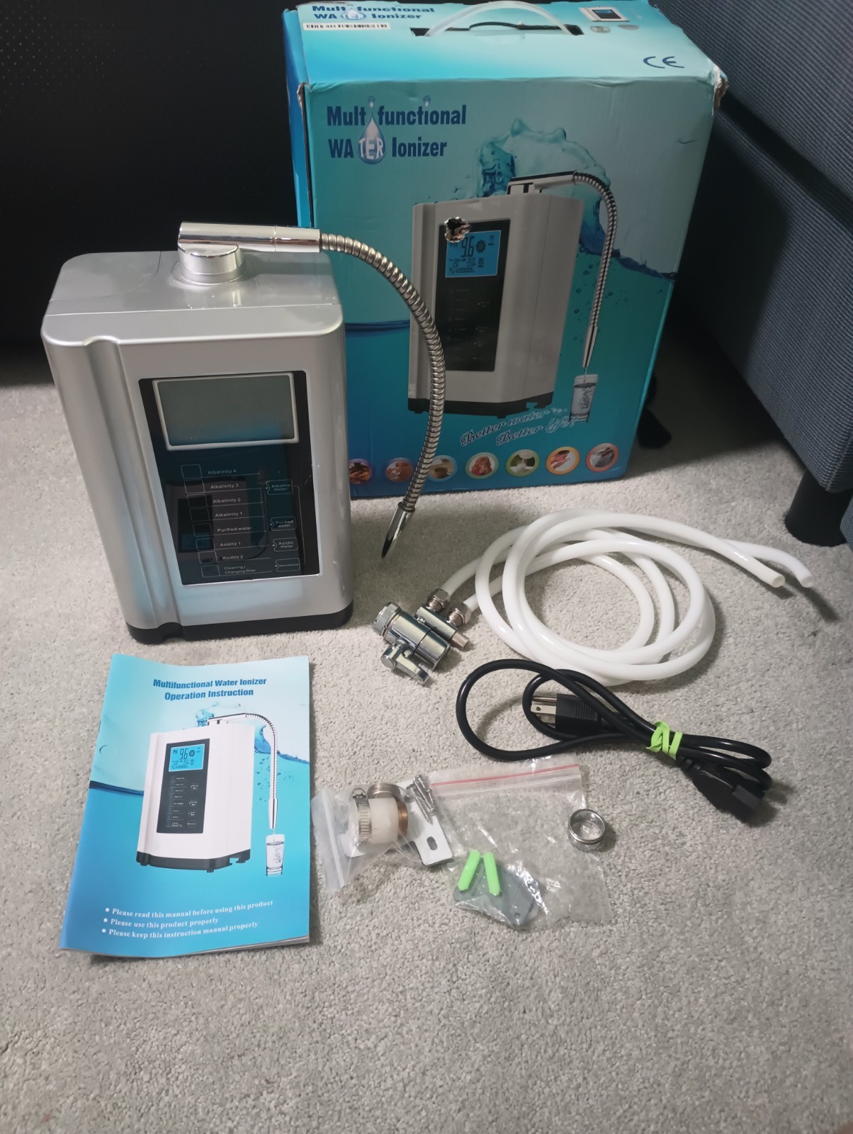 Multifunctional Alkaline Water Ionizer Machine pH3.5-10.5