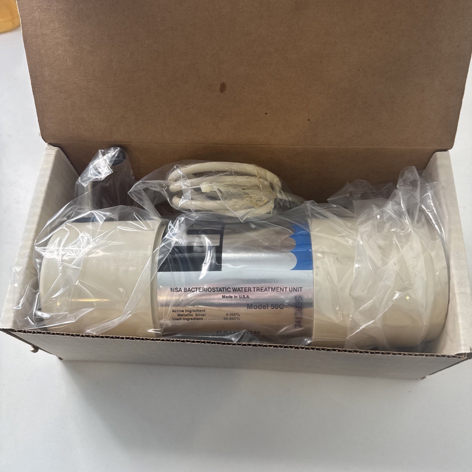 NSA 50C Bacteriostatic Water Filter Treatment Unit NOS Open Box Counter Top