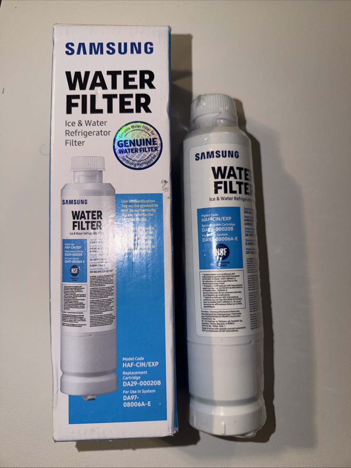 NEW 2 GENUINE SAMSUNG HAF-CIN/EXP DA29-00020B FILTERS