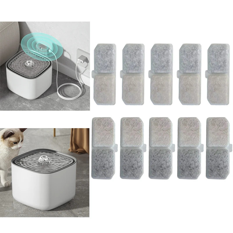 Replaced Activated Carbon Filter Replacement For Cat Water Drinking