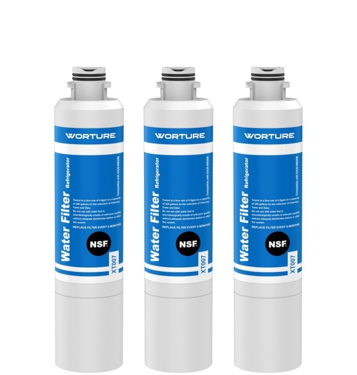 3 Pack Worture DA29-00020B HAF-CIN/EXP ReplacementRefrigerator Water Filter..115