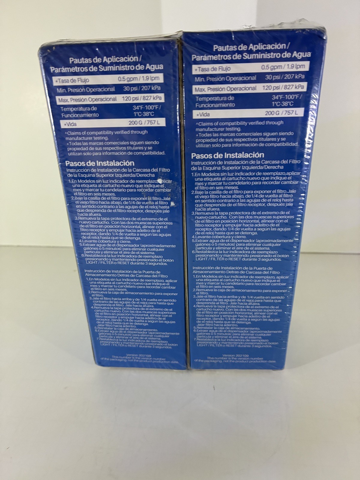 Pureplus RWF4700AC Replacement Refrigerator Water Filter Lot Of 2 & AF004 2 Pk