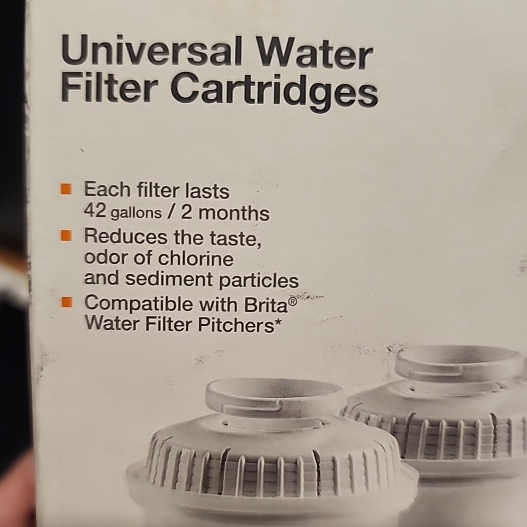 NEW HDX Water Pitcher Universal Replacment Water Filter Cartridges 8-Pack