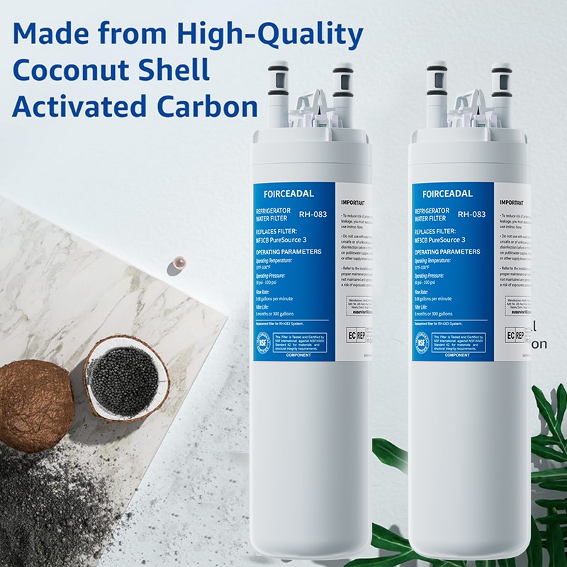 2Pcs For Frigidaire WF3CB Refrigerator PureSource Ultra 3 Water & Ice Filter NEW