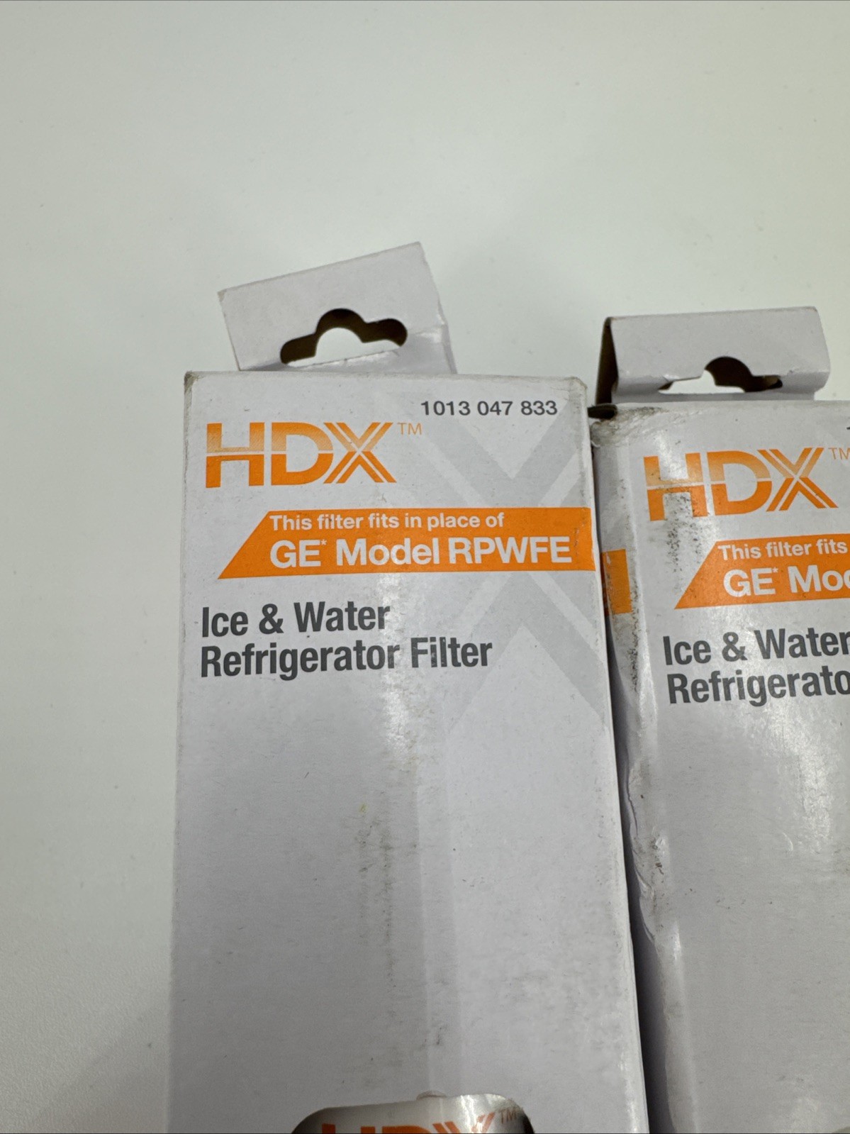 Lot of 2 HDX EQG-2-S Refrigerator Water Filter for GE Model RPWFE Fast Shipping.