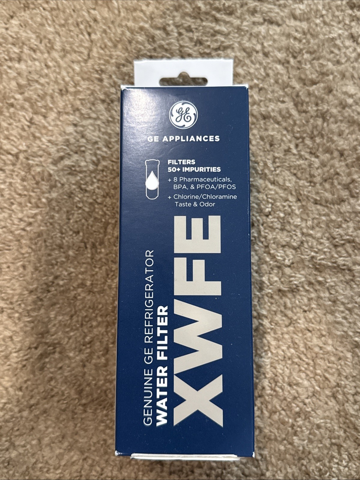 NIB Sealed GE Appliances XWFE Refrigerator Water Filter – White