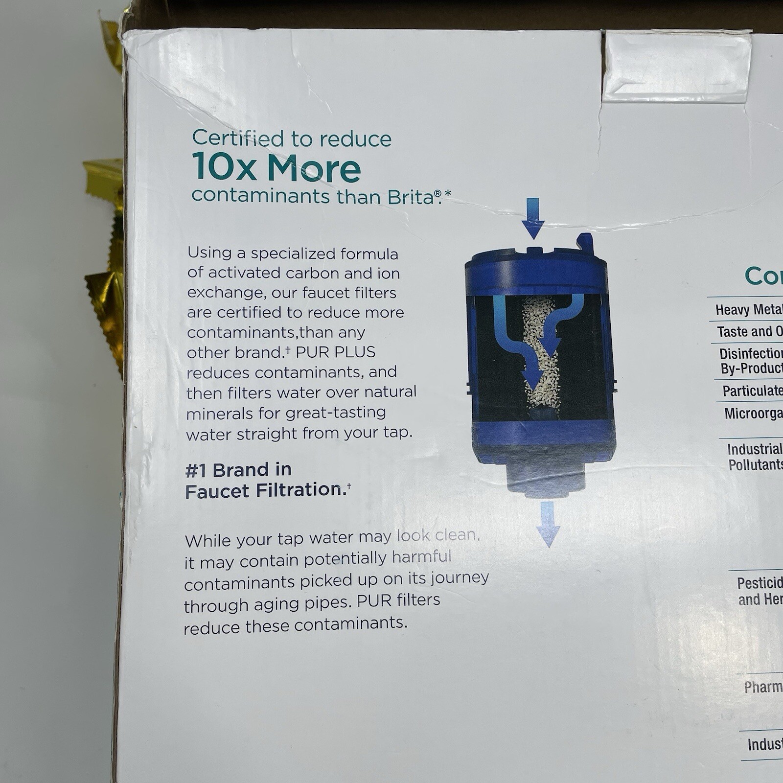 Genuine PUR PLUS Faucet Mount Replacement Filter 2-in-1 (Pack Of 12 Filters) New
