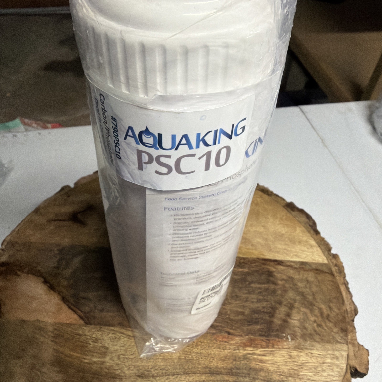 Aquaking PSC10 9-3/4″ GAC/Phosphate Food Service Drop-In Carbon Cartridge Filter