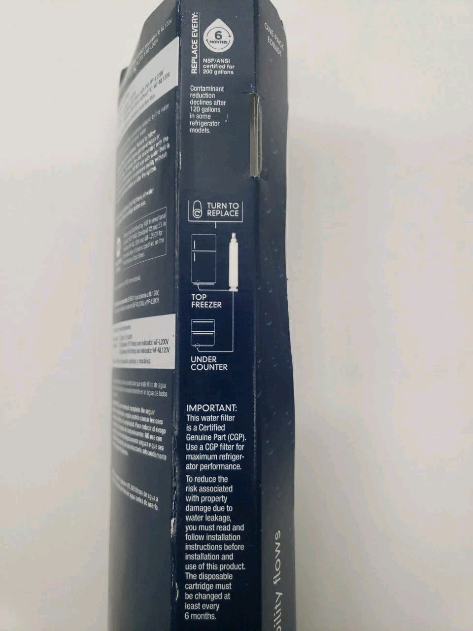 NEW EveryDrop Ice Water Refrigerator Filter 6 Months EDR6D1