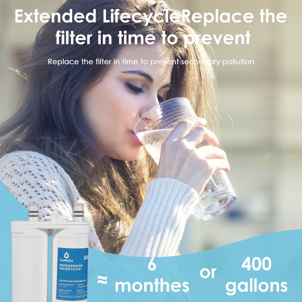 1/2/4 Refrigerator Water Filter Replacement for WF2CB PureSource2 FC100 EWF2CBPA