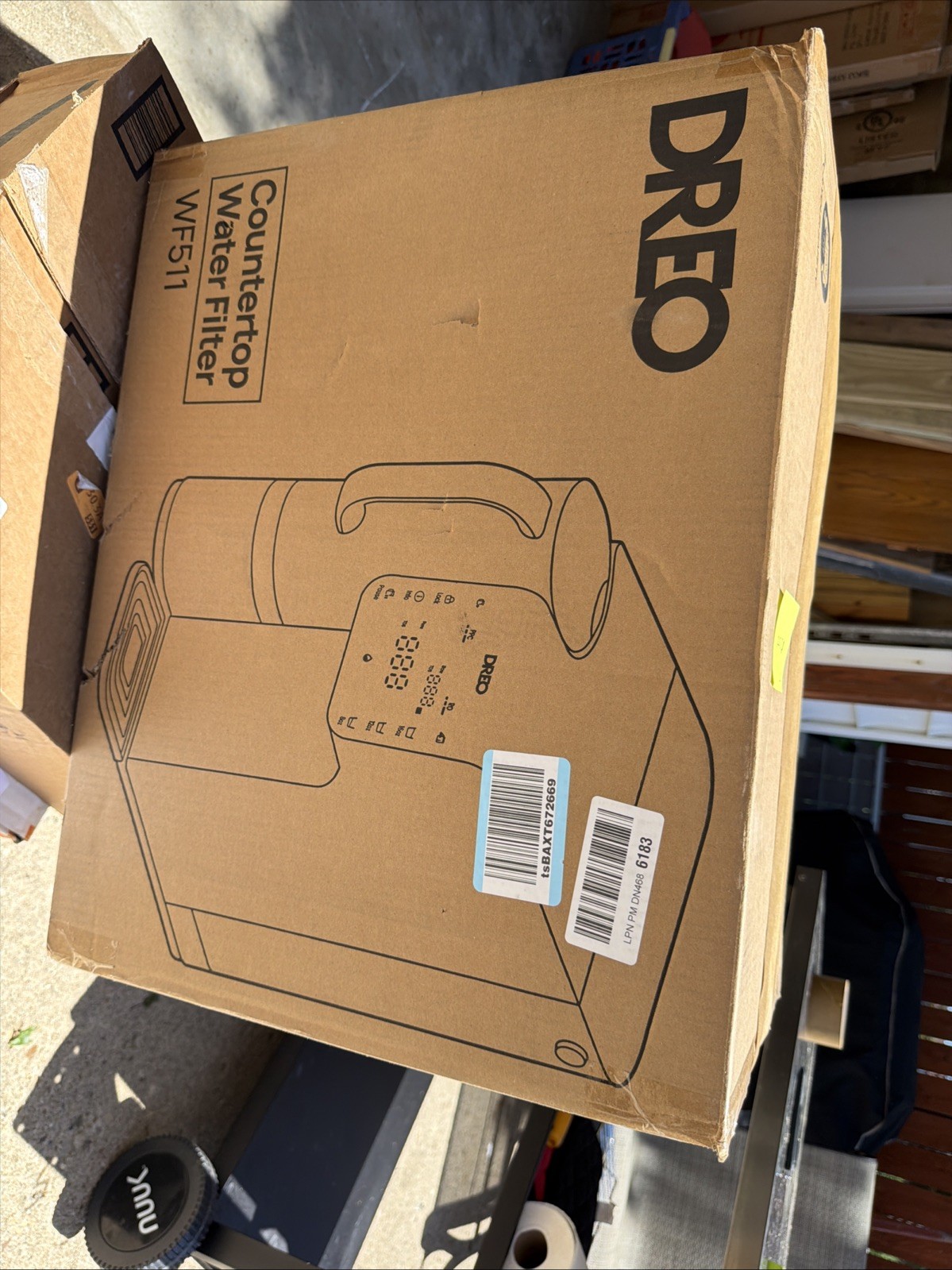 DREO countertop Water Filter WF511 NEW OPEN BOX
