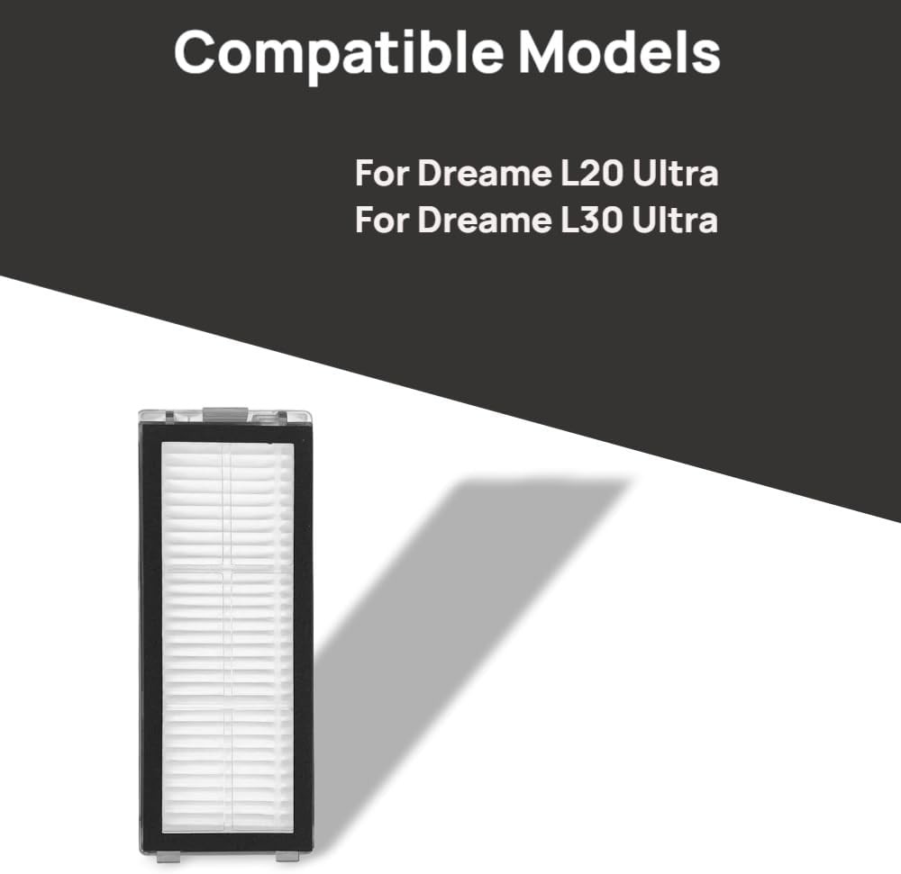 Replacement Filters Compatible with Dreame L20 Ultra L30 Ultra 4 Pcs