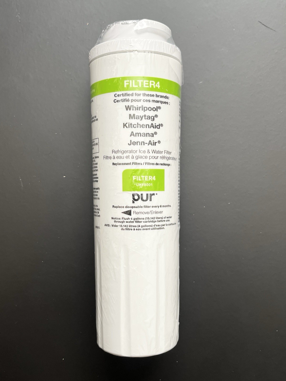 Genuine Maytag PUR REPLACEMENT Refrigerator Ice Water Filter UKF8001 New/Sealed
