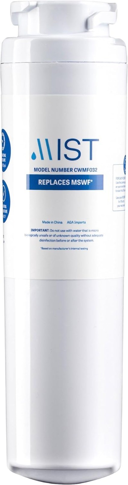 Carbon Fiber Water Filter Replacement for GE Models, 6 Pure Water, 1 Pack