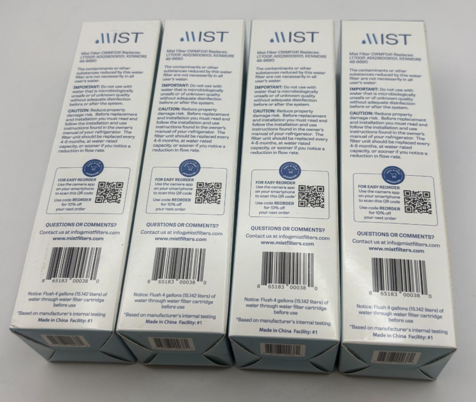 *SEALED* MIST LT700P Replacement Filter CWMF041 COMPATIBLE WITH LG