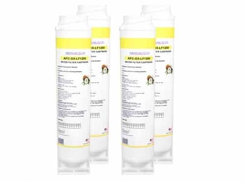 AFC Brand Water Filters, Compatible with GE� GXRLQR, GXRLQ, Made by AFC 4 Pack