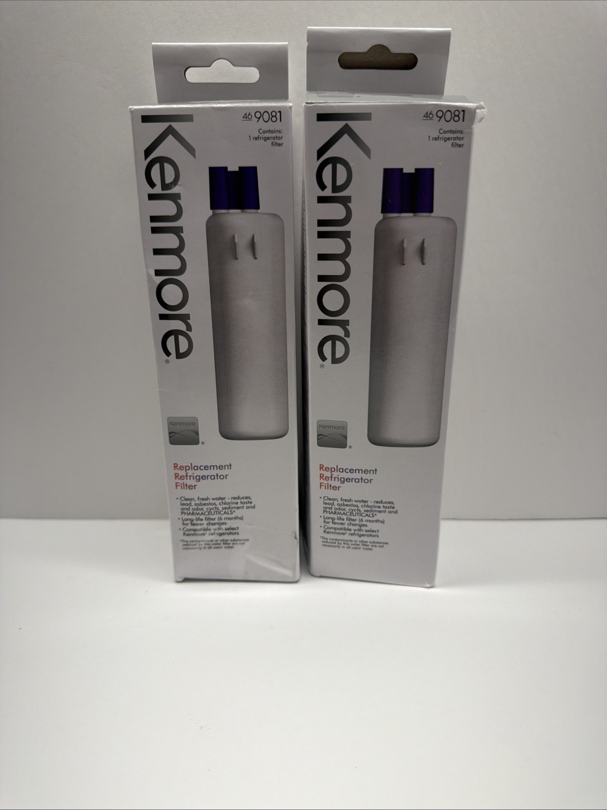 Kenmore 469081 Replacement Refrigerator Filters – Lot of 2 – New & Sealed