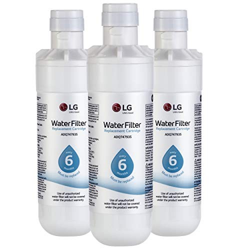LG LT1000P3 6-Month / 200 Gallon Refrigerator Replacement Water Filter, (Pack of