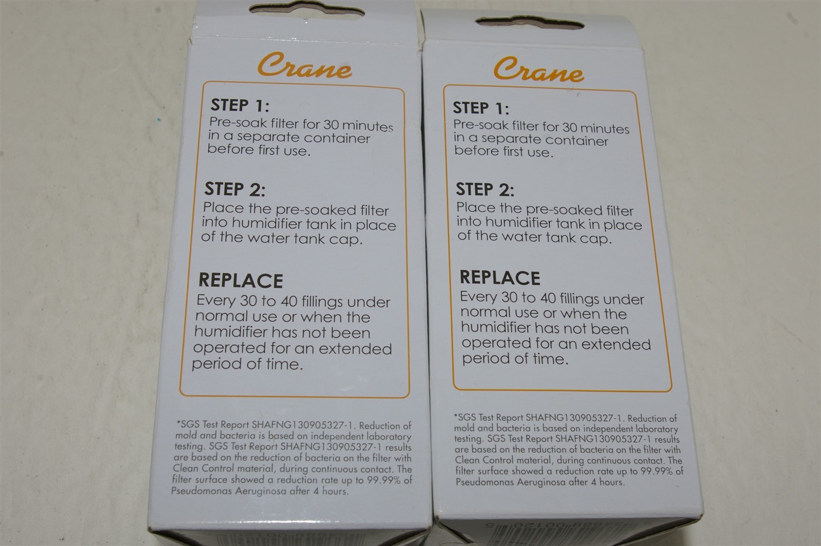 Lot of 2 Crane Humidifier Demineralization Filter Cartridges HS-1932 NEW