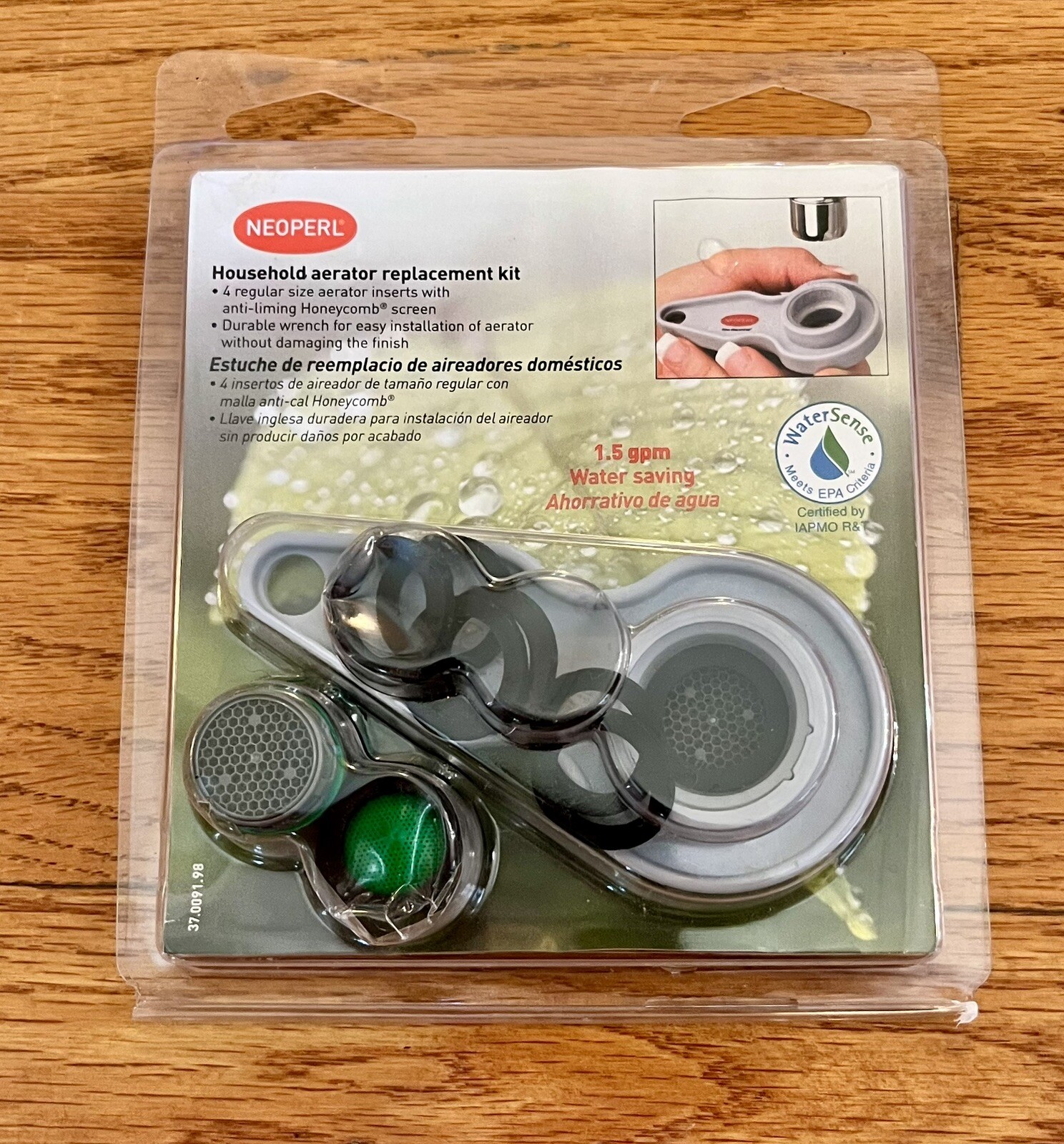 Neoperl Household Aerator Replacement Kit – 1.5 GPM Water-Saving Faucet Inserts