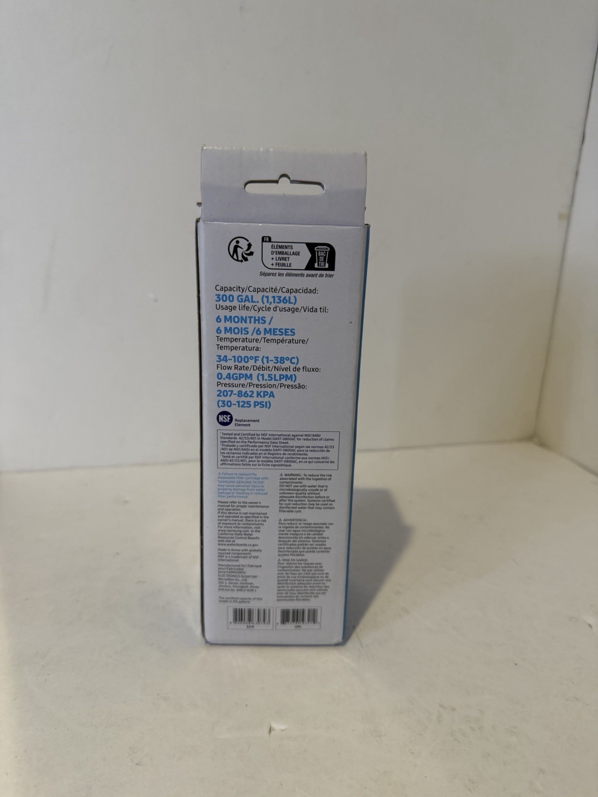 Samsung DA2900020B2P Filter
