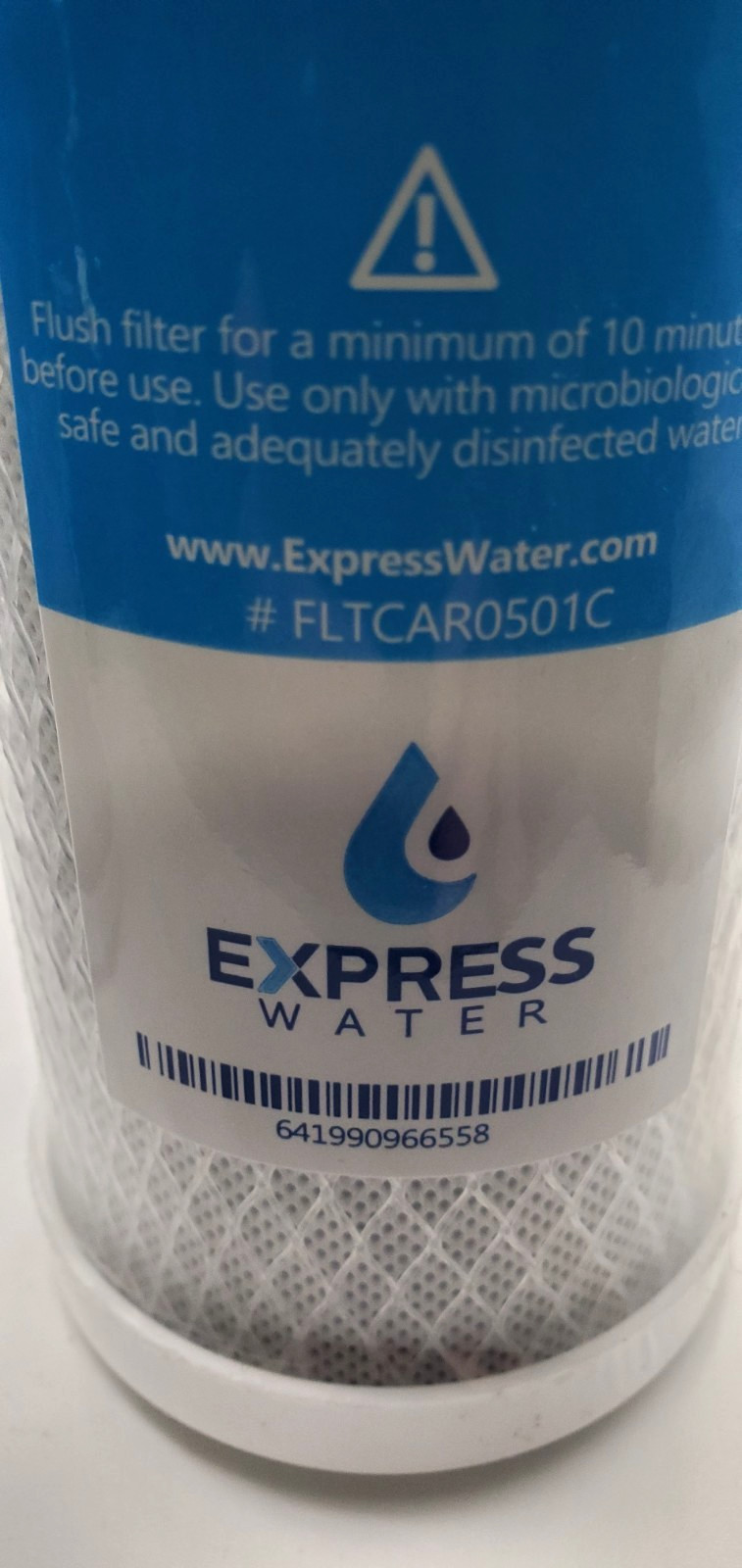 Express Water Activated Carbon Block Water Filter Replcmnt – 5 Micron – Reverse