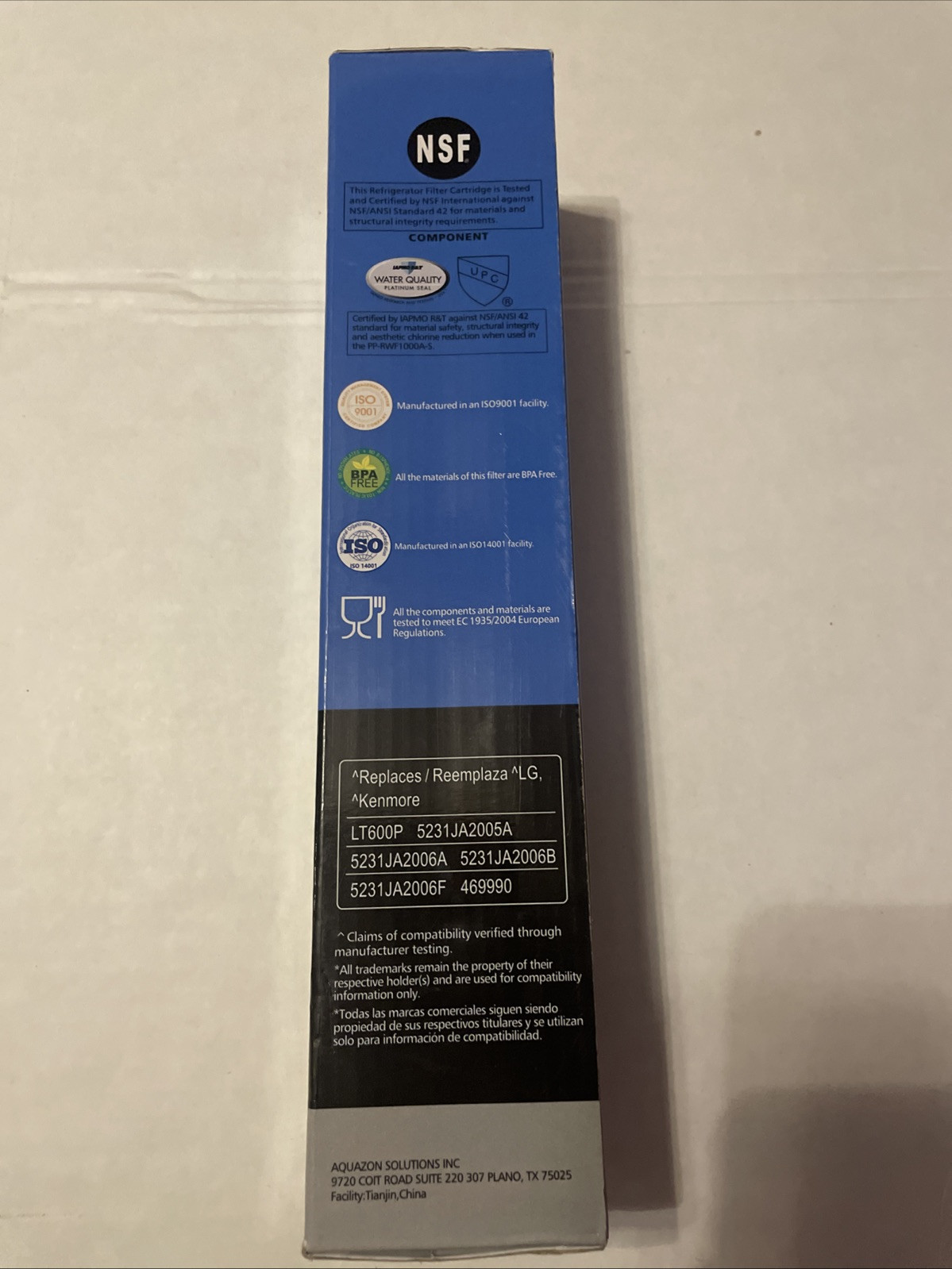 NEW Pureplus Refrigerator Replacement Filter PP-RWF1000A-S / LT600P / 469990