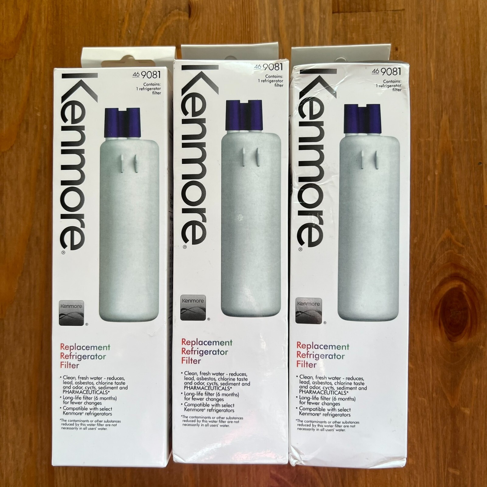 3 Pack Kenmore Replacement Refrigerator Water Filter 469081