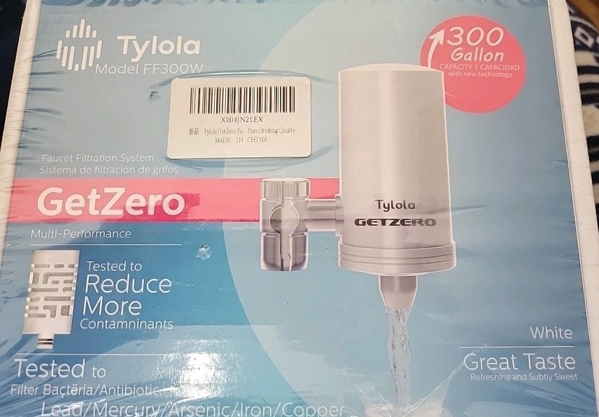 Tylola get zero Faucet Water Filter – Rapid Flow 300 Gallons Filtration System
