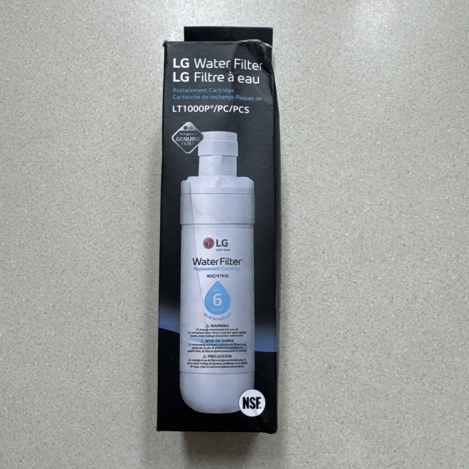 LG LT1000P/PC/PCS Refrigerator Water Filter Replacement