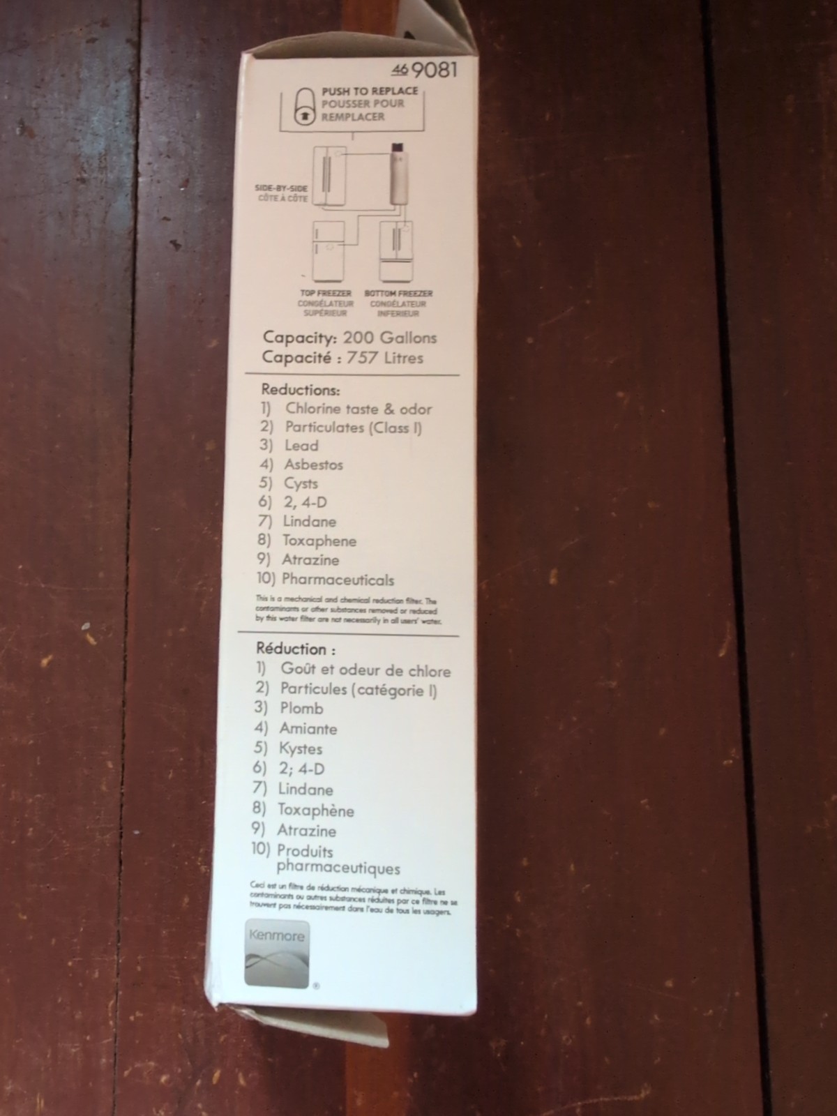 Kenmore Replacement Refrigerator Water Filter 469081 Open Box Filter Sealed