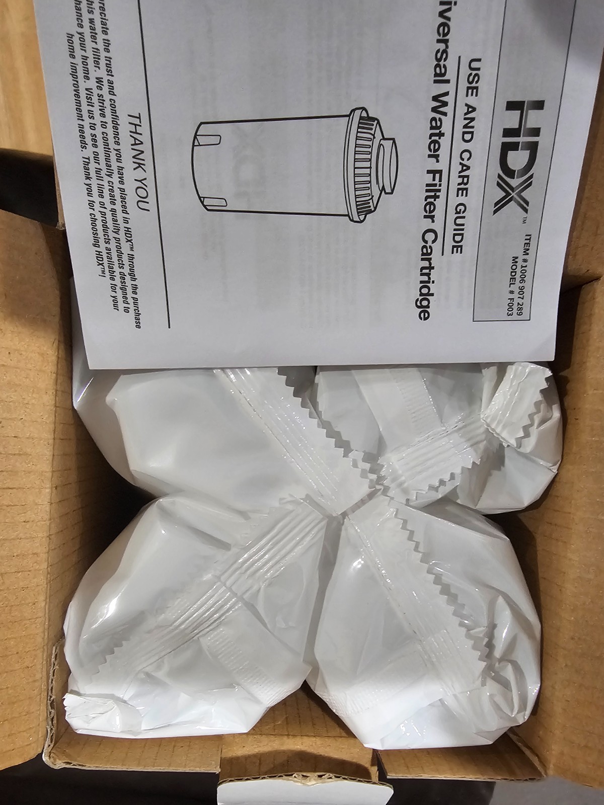 HDX Water Pitcher Replacement Water Filter Cartridges BPA Free (8-Pk) BRITA