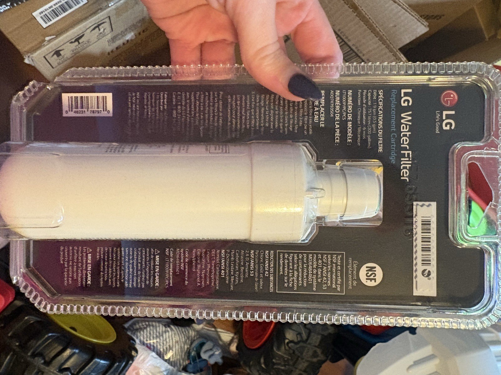 LG Water Filter Replacement Cartridge LT1000P/PC/PCS New and Sealed