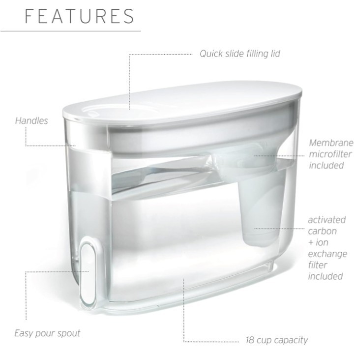 LifeStraw, 2-Stage Water Filter Dispenser Membrane + 1 year Replacement Filter