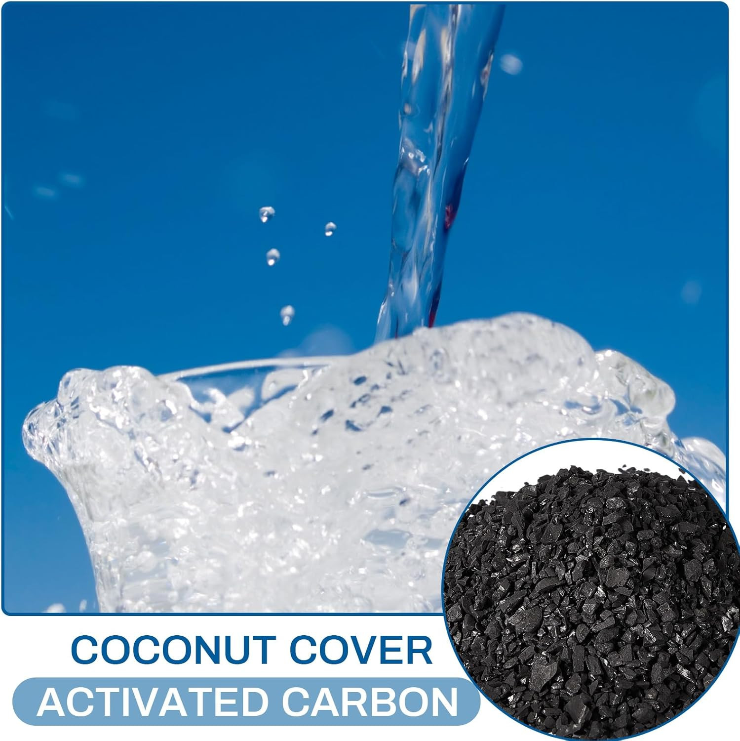 6.6 Lbs Bulk Granular Activated Carbon (GAC) � 10-18 Mesh Coconut Hull