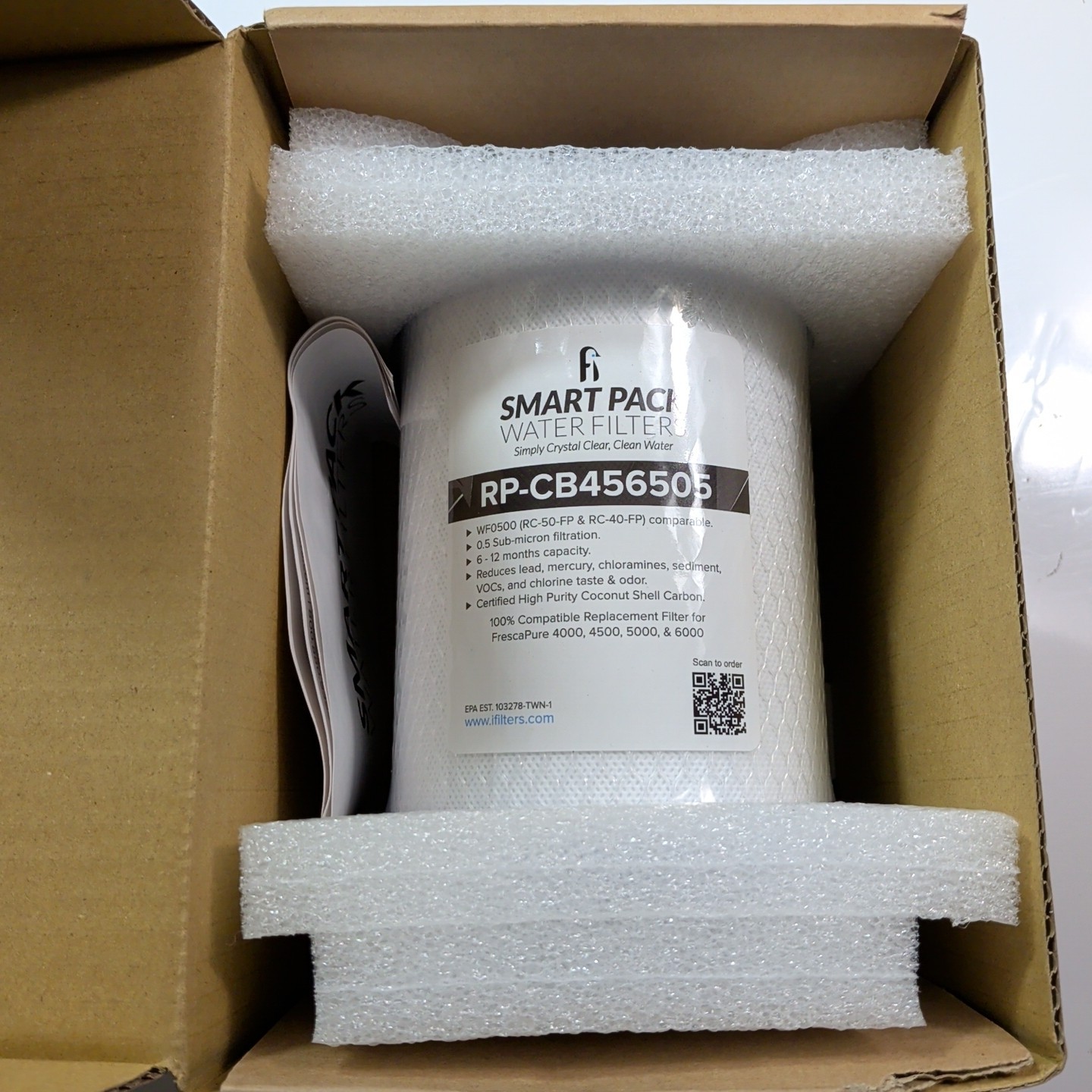 Smart Pack Water Filters High Purity Coconut Shell Activated Carbon Water