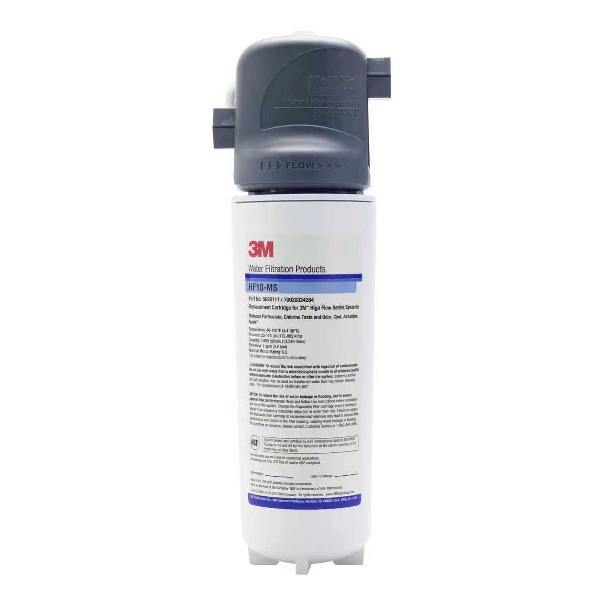 3M Purification 5626203 BREW110-MS Hi Flow Water Filter
